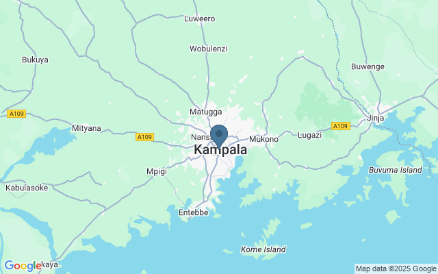 Kaart met locatie Het Uganda Museum